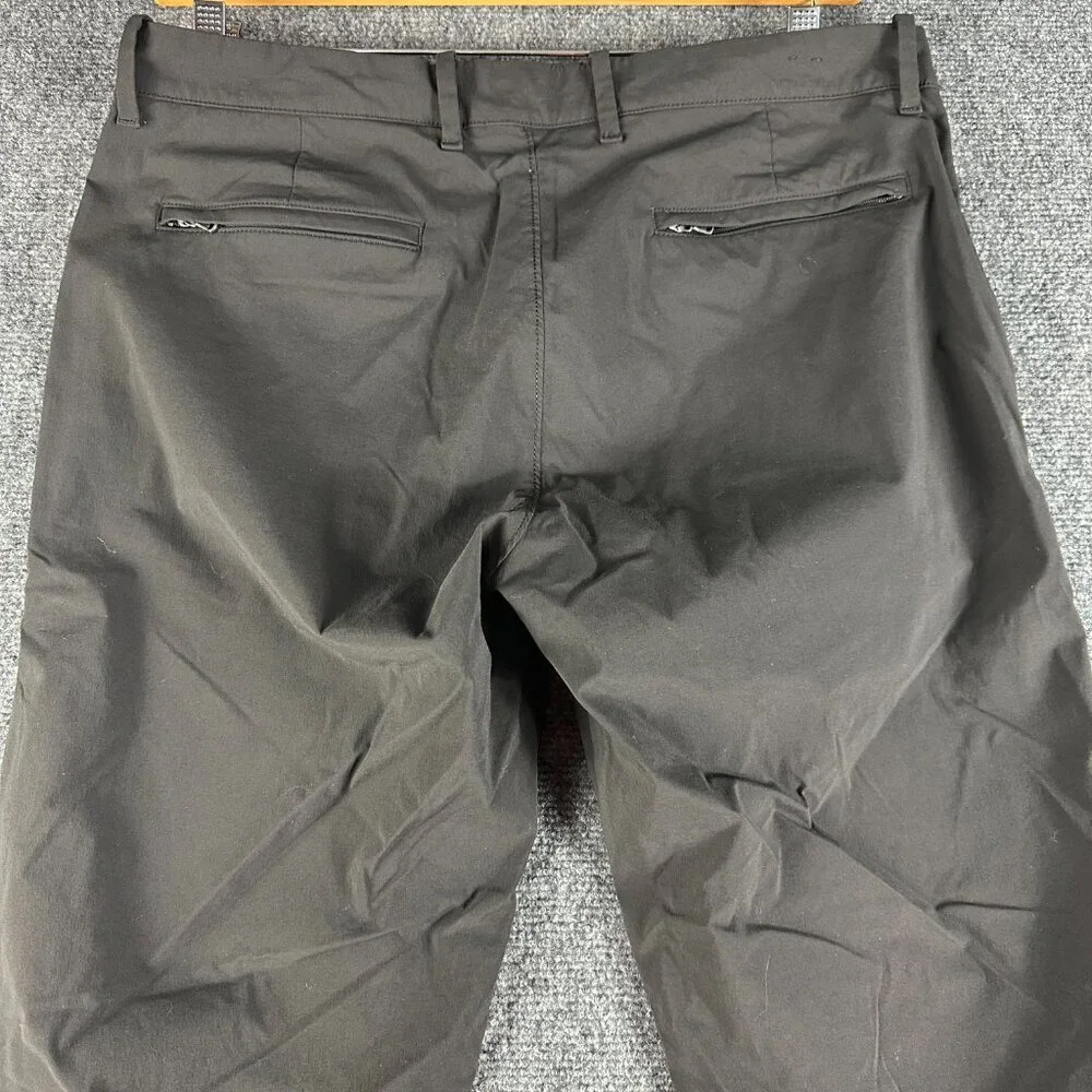 J Crew Pants Mens 34 Black Stretch Style 484 Slim Fit Pockets Zip Fly